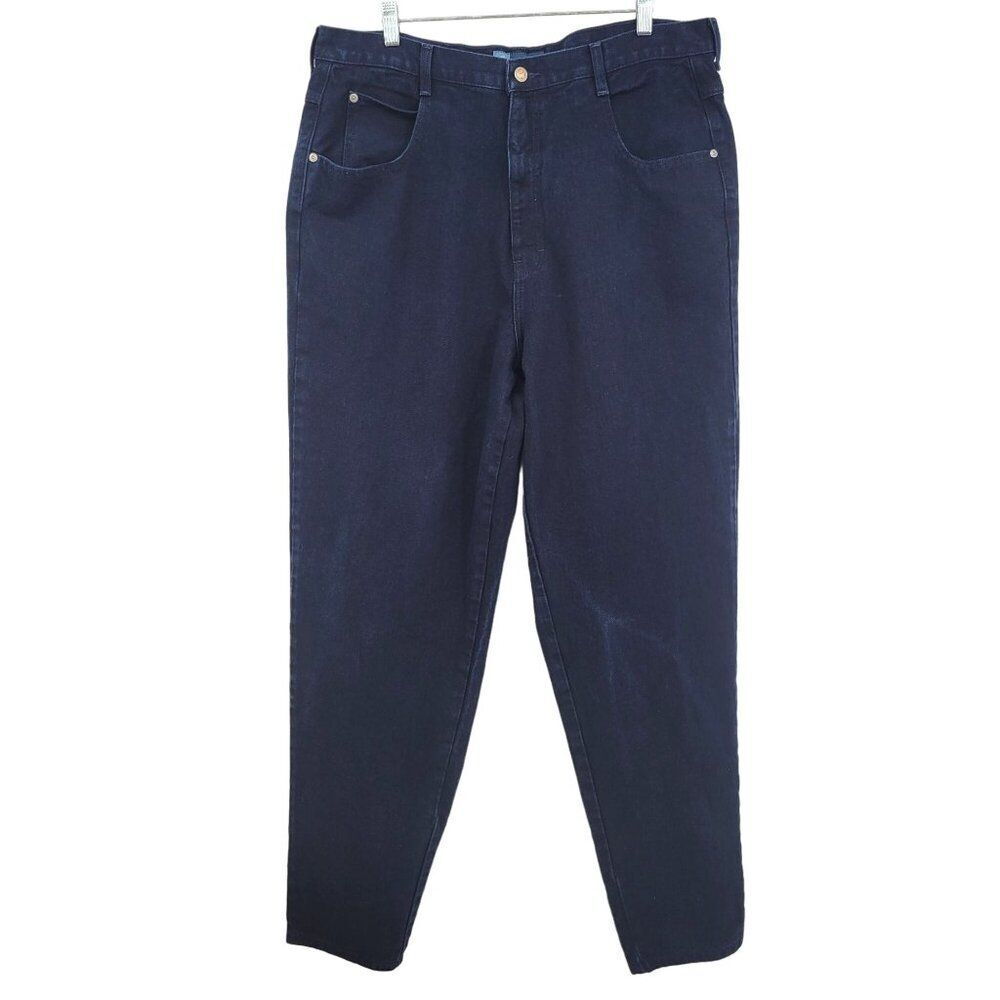 Avenue Blues Womens Dark Wash Jeans Size 18 Tall 36x33